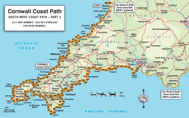 Trailblazer Guide Books - Cornwall Coast Path (South-West ...